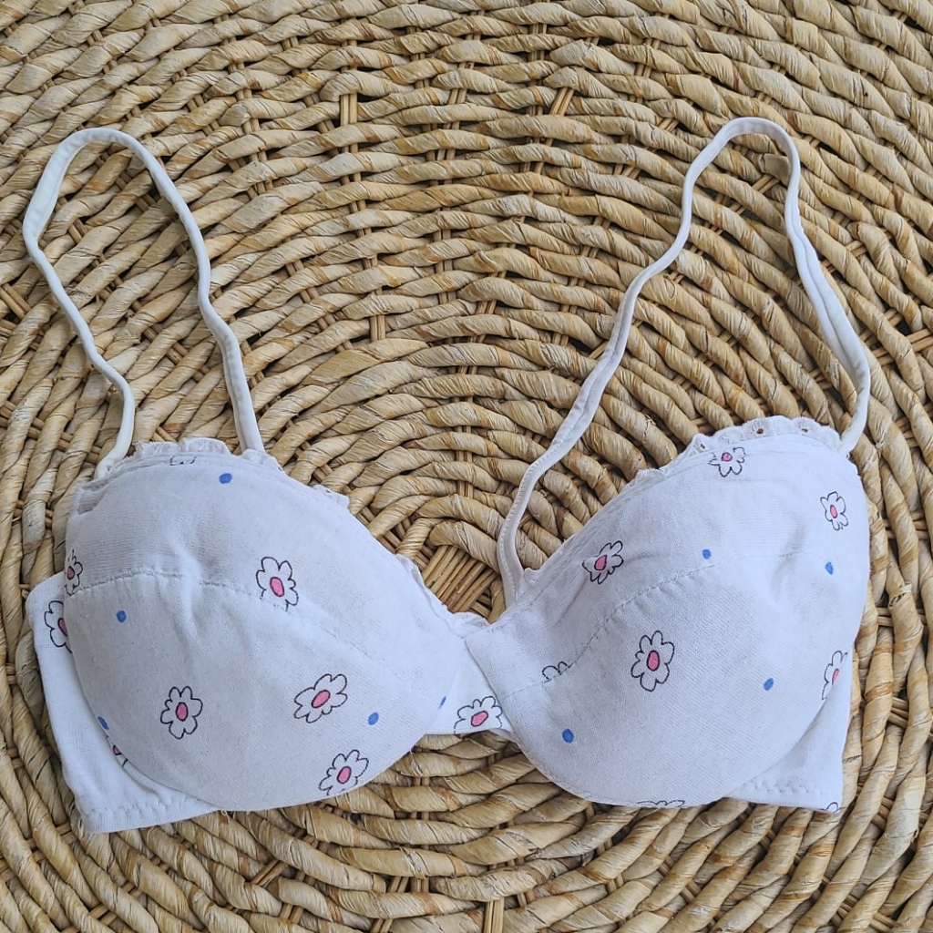 Flowered Bra